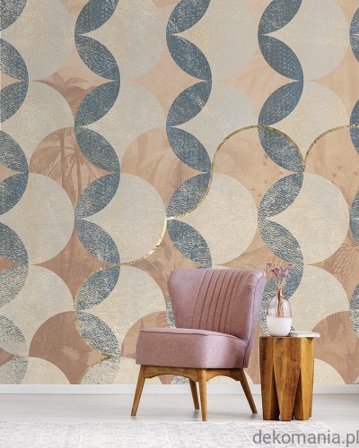 Fototapeta ścienna do sypialni trójwymiarowy efekt MU12070 Tropicana spheres.jpg