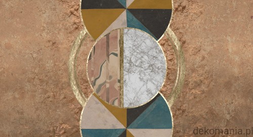 Fototapeta na wymiar naturalne kamienie ze złotymi kołami MU14058 Sandstone.jpg