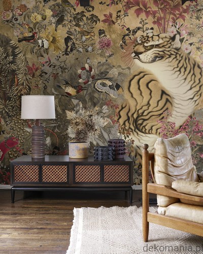 Fototapeta ścienna do sypialni wielokolorowa natura MU14082 Eye of the tiger.jpg