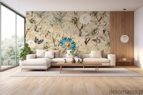 Fototapeta ścienna do sypialni kwiaty MU15094 Paradise.jpg