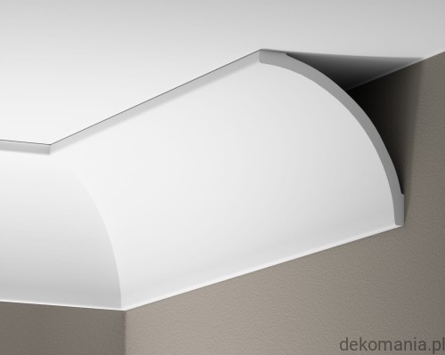Biała listwa przysufitowa gładka 16x16,5cm LGG-49 Creativa LGG49.jpg