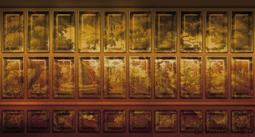 Fototapeta na wymiar z efektem drewnianych paneli Isle of sky MU11036.jpg