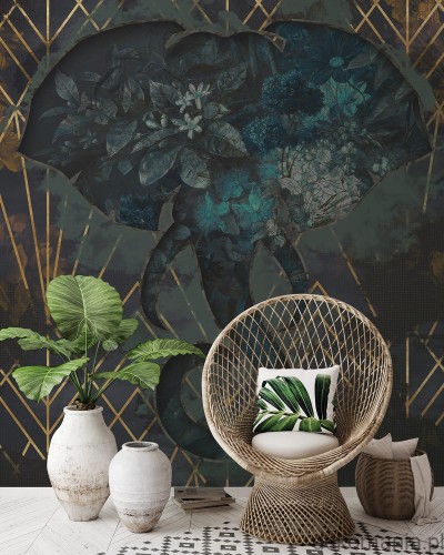 Fototapeta ścienna do sypialni afrykańskie złoto African Gold MU11043.jpg