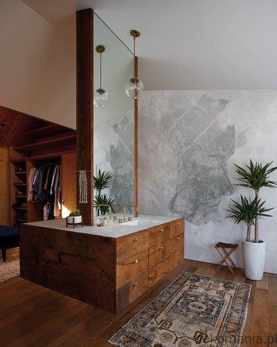 Fototapeta ścienna do sypialni niebo, lot ptaków i kobieta MU12001 New divide.jpg