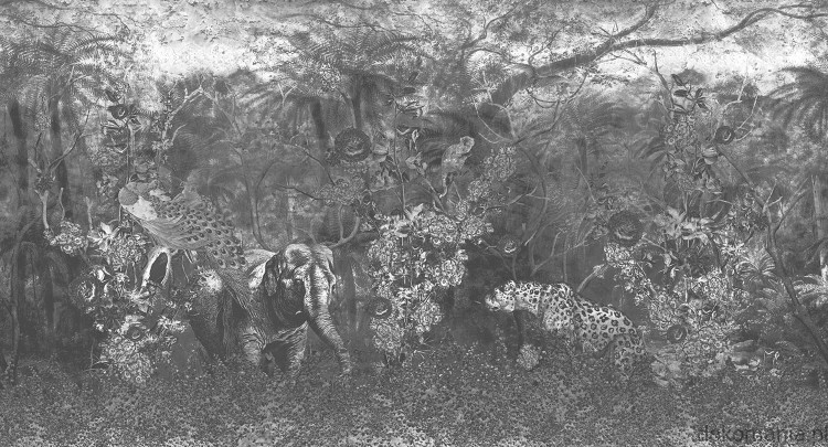 Fototapeta na wymiar dżungla w stonowanych kolorach MU13033 Maison Muance.jpg