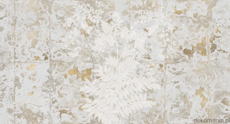 Fototapeta na wymiar minimalistyczne liście ze złotymi akcentami MU13037 Patina gold.jpg