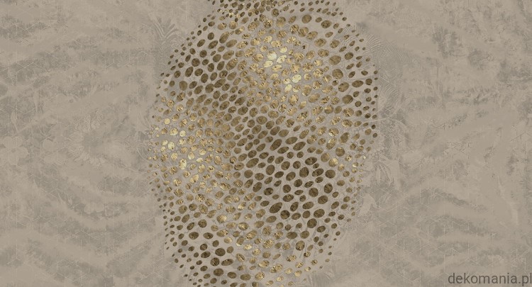 Fototapeta na wymiar drobne, złote koła na wzorzystym tle MU14056 Sahara Nights.jpg