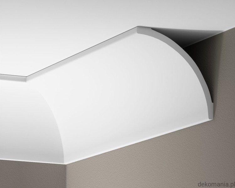 Biała listwa przysufitowa gładka 16x16,5cm LGG-49 Creativa LGG49.jpg