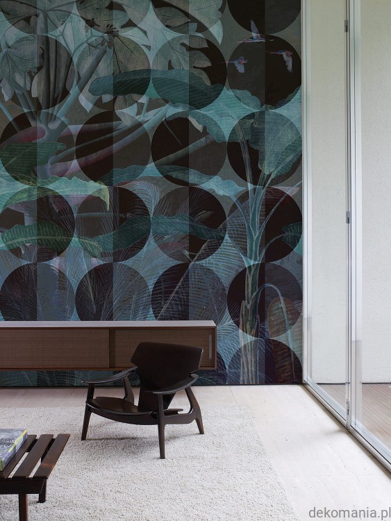 Fototapeta ścienna do sypialni tropikalne drzewa Tropicana Spheres MU11001.jpg