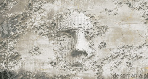 Fototapeta na wymiar betonowa ściana z efektem kintsugi MU12042 Kintsugi.jpg