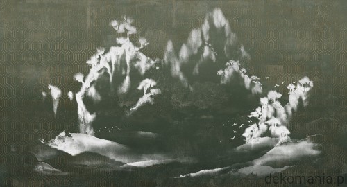 Fototapeta na wymiar mglisty efekt z orientalnymi wzorami w tle  MU12078 Shangri-la.jpg