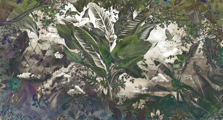 Fototapeta na wymiar tropikalne rośliny i zwierzęta MU12083 Bongo congo.jpg