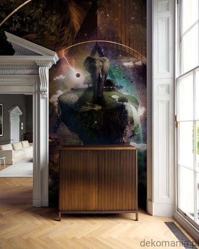 Fototapeta ścienna do sypialni trójwymiarowy efekt MU12103 Cosmic wonder.jpg