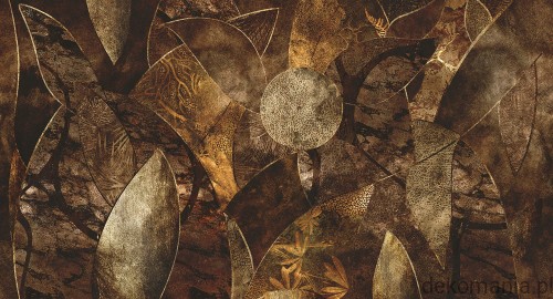 Fototapeta na wymiar liście z geometrycznym akcentem MU13083 Harmony.jpg