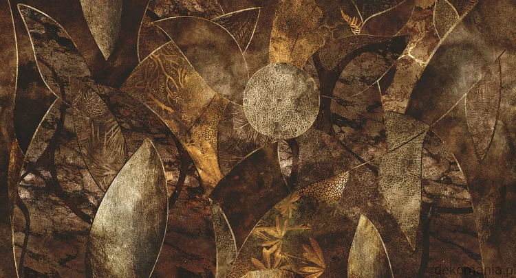 Fototapeta na wymiar liście z geometrycznym akcentem MU13083 Harmony.jpg