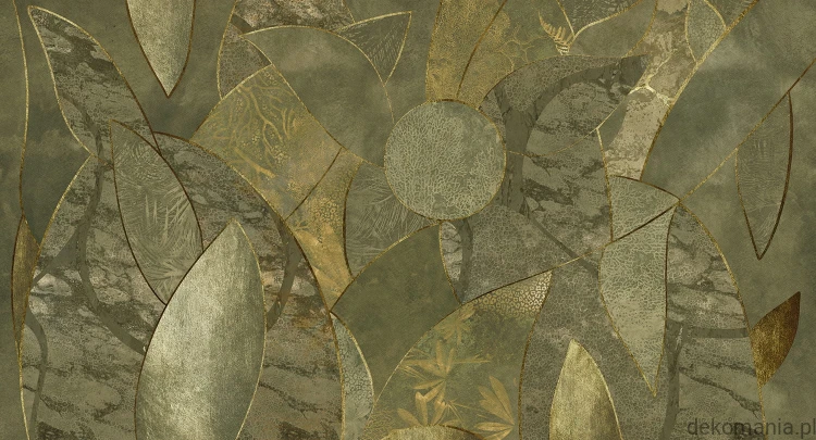 Fototapeta na wymiar liście z geometrycznym akcentem MU13084 Harmony.jpg