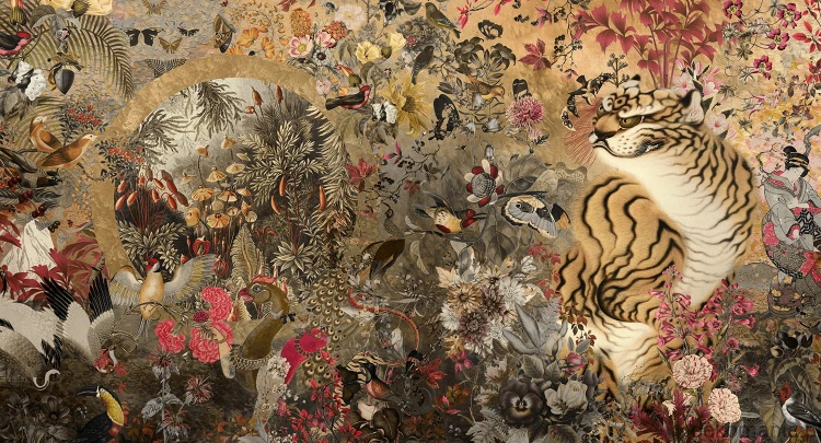 Fototapeta na wymiar tygrys pośród natury MU14082 Eye of the tiger.jpg