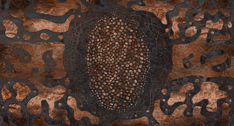 Fototapeta na wymiar metaliczne wzory MU14095 Ornament.jpg