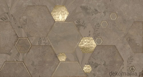 Fototapeta na wymiar złote sześciokąty MU15034 Prism Paradise.jpg