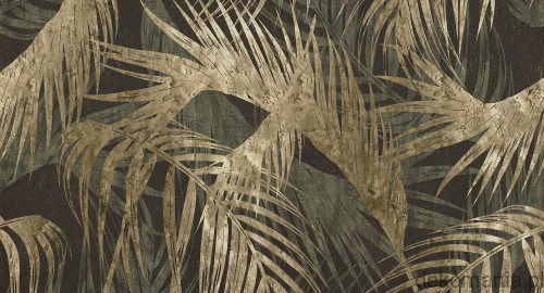 Fototapeta na wymiar złote liście palm  MU15060 Twilight tapestry.jpg