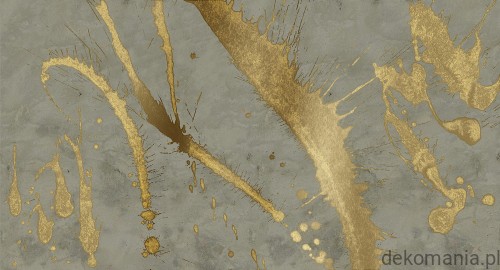 Fototapeta na wymiar złoty efekt na betonowym tle MU15076 Splash effect.jpg