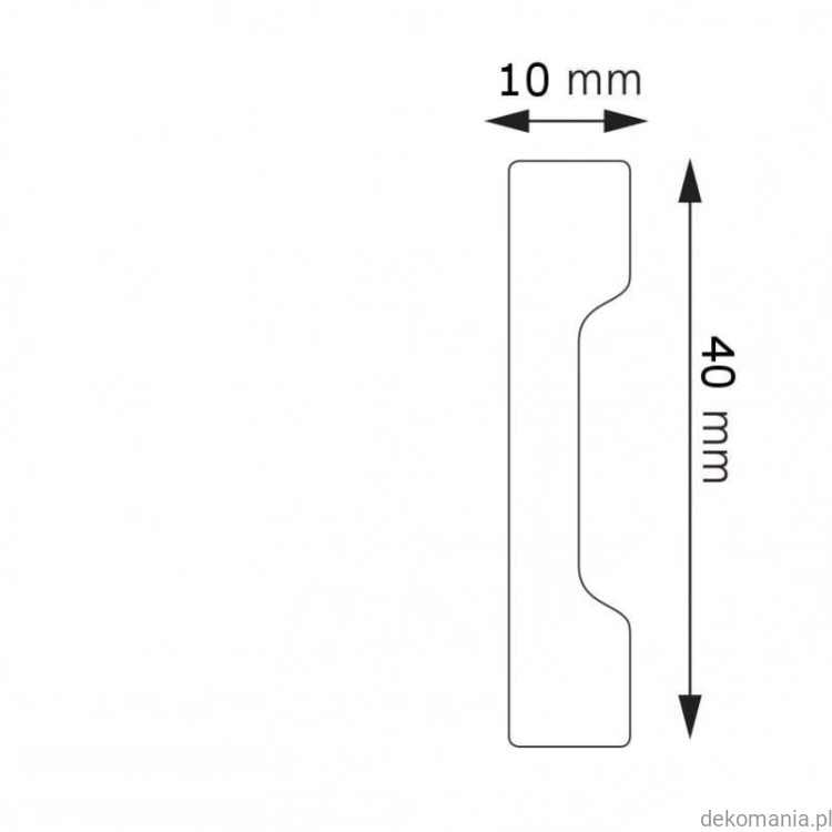 Listwa przypodłogowa Creativa LPC-36 polistyren 4cm wysokości LPC36 Przekrój.jpg