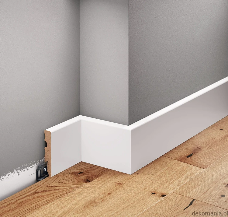 Biała listwa przypodłogowa MDF laminowana LMDF-04 wys.8cm LMDF04.jpg