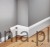 Biała listwa przypodłogowa MDF laminowana LMDF-05 wys. 8cm LMDF05.jpg