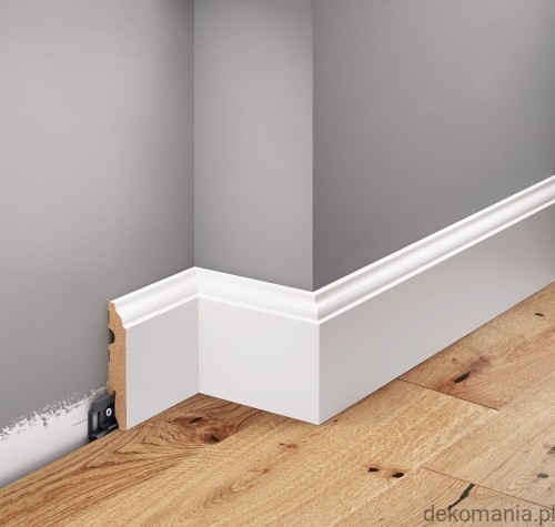 Biała listwa przypodłogowa MDF laminowana LMDF-06 wys. 9cm LMDF06.jpg