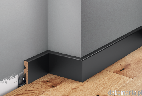 Czarna listwa lakierowana wys. 5.8cm MDF Creativa LMDF-01.png