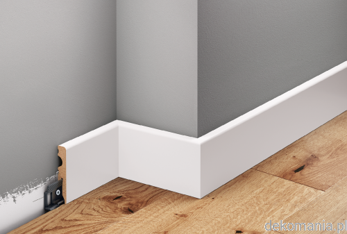 Biała listwa lakierowana wys. 6cm MDF Creativa LMDF-02.png