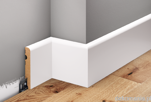 Biała listwa lakierowana wys 10cm MDF Creativa LMDF-07.png