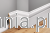 Biała listwa lakierowana wys. 11,5cm MDF Creativa LMDF-08.png