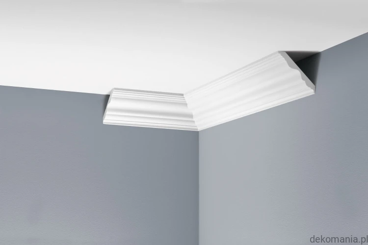 Biała listwa przysufitowa gładka 10x10cm LGG-04 Creativa LGG04.jpg