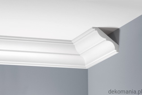 Biała listwa przysufitowa gładka 9x8,5cm LGG-08 Creativa LGG08.jpg