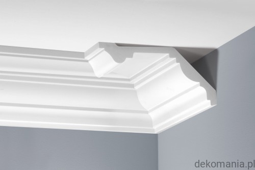 Biała listwa przysufitowa gładka 22,4x11,6cm LGG-09 Creativa LGG09.jpg