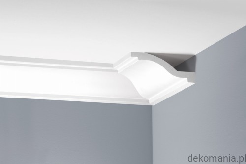 Biała listwa przysufitowa gładka 13,5x5,5cm LGG-10 Creativa LGG10.jpg