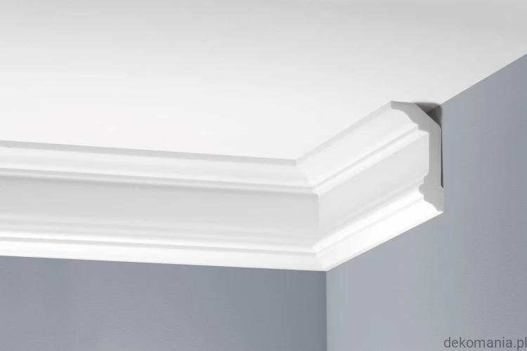 Biała listwa przysufitowa gładka 5,5x10cm LGG-13 Creativa LGG13.jpg