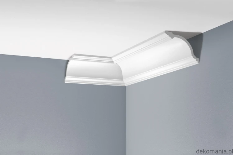 Biała listwa przysufitowa gładka 15,5x10,5cm LGG-19 Creativa LGG19.jpg