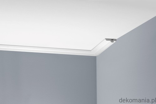 Biała listwa przysufitowa gładka 6x2cm LGG-23 Creativa LGG23.jpg