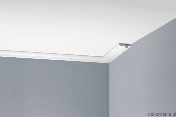 Biała listwa przysufitowa gładka 6x2cm LGG-23 Creativa LGG23.jpg
