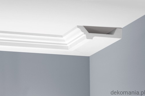 Biała listwa przysufitowa gładka 15,5x4,5cm LGG-26 Creativa LGG26.jpg