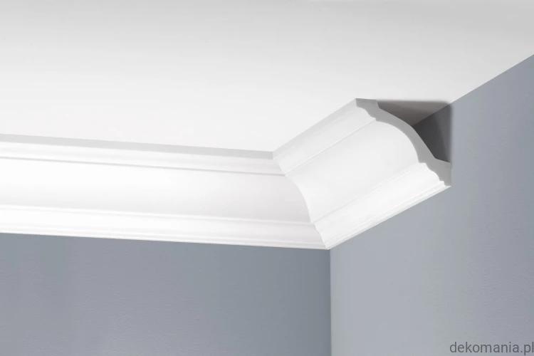 Biała listwa przysufitowa gładka 8,1x8,1cm LGG-29 Creativa LGG29.jpg