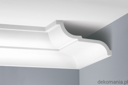 Biała listwa przysufitowa gładka 21x13cm LGG-31 Creativa LGG31.jpg