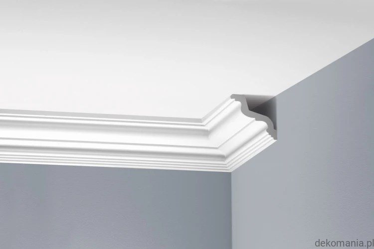 Biała listwa przysufitowa gładka 10x9,8cm LGG-32 Creativa LGG32.jpg