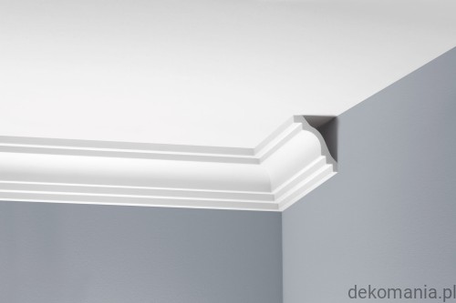 Biała listwa przysufitowa gładka 7,6x10,2cm LGG-33 Creativa LGG33.jpg