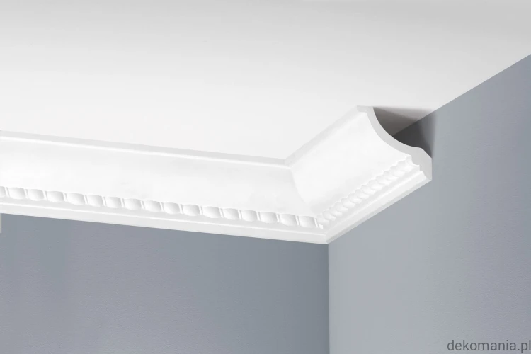 Biała listwa przysufitowa zdobiona 7,2x7,2cm LGZ-12 Creativa LGZ12.jpg