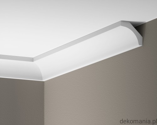 Biała listwa przysufitowa gładka 7x6,2cm LGG-39 Creativa LGG39.jpg