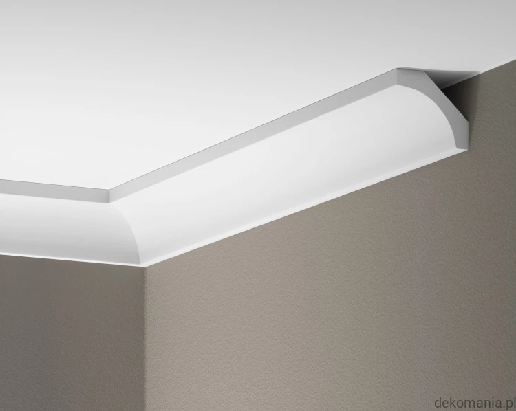 Biała listwa przysufitowa gładka 7x6,2cm LGG-39 Creativa LGG39.jpg