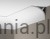 Biała listwa przysufitowa gładka 14x11cm LGG-40 Creativa LGG40 Przekrój.jpg